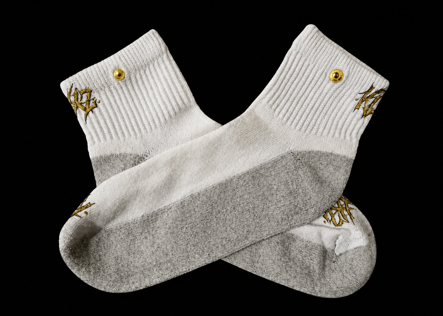 Kids Stain Resistant White Klyxz 2 pair